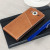 Mozo Microsoft Lumia 950 Genuine Leather Flip Cover - Cognac 5