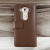 Olixar Genuine Leather LG V10  Wallet Case - Brown 3