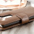 Olixar Genuine Leather LG V10  Plånboksfodral - Brun 4