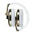Ted Baker Rockall Premium Kopfhörer in Weiß/Gold 2
