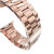 Bracelet Apple Watch 3 / 2 / 1 Stainless Acier Hoco - 42mm - Rose Or 4