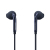 Official Samsung 3.5mm Jack In-Ear Headset with Mic and Controls - Black / Black 2