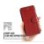 Veurs Dandy iPhone 6S / 6 Book Case Tasche in Rot 3
