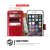 Veurs Dandy iPhone 6S / 6 Book Case Tasche in Rot 4