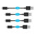 Pack de 4 câbles Micro USB Olixar Charge & Sync. multi-longueurs 3