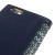 SLG Genuine Leather Fabric iPhone 6S Plus / 6 Plus Wallet Case - Navy 9