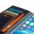Housse iPhone 6S Plus / 6 Plus SLG Cuir Véritable Tissu - Bleu Marine 13