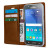 Mercury Blue Moon Flip Samsung Galaxy J5 2015 Wallet Case - Brown 12