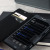 Mozo Microsoft Lumia 950 Genuine Leather Wallet Flip Cover - Black 2