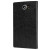 Olixar Leather-Style BlackBerry Priv Wallet Stand Case - Black 4