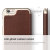Elago iPhone 6S Plus / 6 Plus Leather Flip Case - Gold & Brown 7