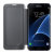 Funda Oficial Samsung Galaxy S7 Edge Clear View - Negra 2