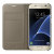 Funda Samsung Galaxy S7 Oficial Flip Wallet - Dorada 3