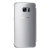 Funda Oficial Samsung Galaxy S7 Edge Clear View - Plata 3