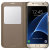 Original Samsung Galaxy S7 Edge Tasche S View Cover in Gold 4
