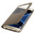 Original Samsung Galaxy S7 Edge Tasche S View Cover in Gold 5