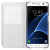 Funda oficial Samsung Galaxy S7 Edge S-View Cover - Blanca 4