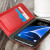Housse Portefeuille Samsung Galaxy S7 Olixar Simili Cuir - Rouge 6