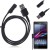 Official Sony Xperia Z3/Z2/Z1 Magnetic Charging Cable - Black 2