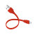 Urban Revolt Flat Non-tangle MFi Lightning Cable 20cm - Red 2