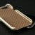 Vaja Metallic Grip iPhone 6S / 6 Premium Leather Case - Vintage Gold 9