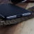 Mozo Microsoft Lumia 650 PU Batterieabdeckung in Schwarz Holz 3