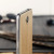 Mozo Microsoft Lumia 650 PU Back Cover Case - Light Wood 5