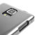 Coque Samsung Galaxy Note 4 Mercury Goospery iJelly Gel Argent Métal 10