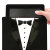 Tuxedo Smart Suit Universal 9-10 Inch Fitting Tablet Cover - Black 3