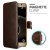 VRS Design Dandy Leather-Style Samsung Galaxy S7 Wallet Case - Brown 5