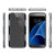 Ghostek Cloak Samsung Galaxy S7 Tough Case Hülle in Klar / Silber 2