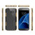 Ghostek Cloak Samsung Galaxy S7 Tough Case - Clear / Gold 2