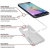 Ghostek Cloak Samsung Galaxy S6 Edge Tough Hülle in Klar / Weiß 3