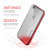 Ghostek Cloak iPhone 6S / 6 Hårt Skal + skärmskydd - Klar / Röd 4