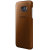 Official Samsung Galaxy S7 Edge Leather Cover - Brown 2