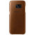 Official Samsung Galaxy S7 Edge Leather Cover - Brown 3
