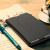 Olixar Leather-Style Microsoft Lumia 650 Wallet suojakotelo - Musta 8