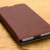 Olixar Leather-Style Microsoft Lumia 650 Wallet Stand Case - Brown 2