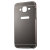 Tuff-Luv Samsung Galaxy J5 2015 Brushed Metal Bumper Case - Black 2