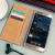 Moncabas Vintage Leather Samsung Galaxy Note 5 Wallet Case - Camel 5