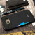 Olixar Brushed Metal Card Slot Samsung Galaxy S7 Edge Case - Black 3