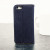 Olixar Denim Fabric iPhone SE Wallet Stand Case - Dark Blue Jeans 2