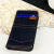 Olixar Denim Fabric iPhone SE Wallet Stand Case - Dark Blue Jeans 9