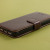 Olixar Leather-Style iPhone SE Wallet Stand Case - Brown 4