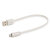 Scosche FlatOut LED Micro USB Tangle-Free 6 Foot Cable - White 2