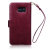 Olixar Leather-Style Samsung Galaxy S7 Plånboksfodral - Floral Röd 3