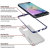 Ghostek Cloak Samsung Galaxy S6 Edge Tough Case - Clear / Blue 2