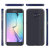 Ghostek Cloak Samsung Galaxy S6 Edge Tough Case - Clear / Blue 3