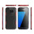 Ghostek Cloak Samsung Galaxy S7 Edge Puhelimelle – Läpinäkyvä/Punainen 2