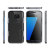 Ghostek Cloak Samsung Galaxy S7 Edge Puhelimelle – Läpinäkyvä/Hopea 2